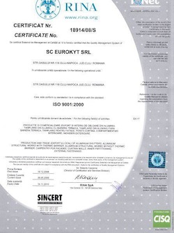 Certificat ISO